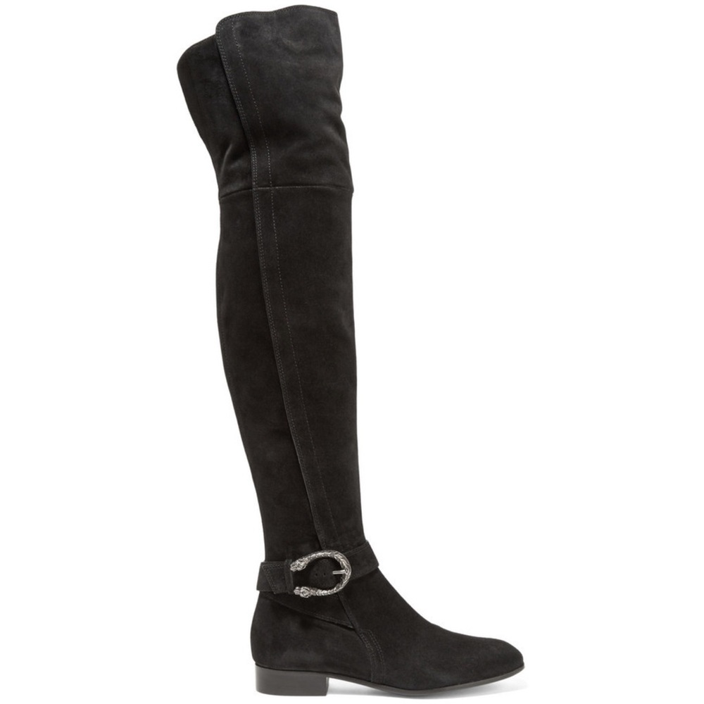 NWT Gucci Suede Over-the-knee Dionysus Boot